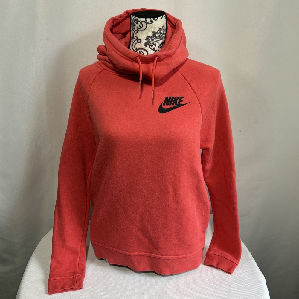 Nike HOODIE SIZE Women's Small Salmon Pink Pockets